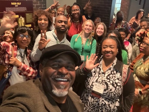 Group photo: August Wilson African American Cultural Center, Pittsburgh, PA.