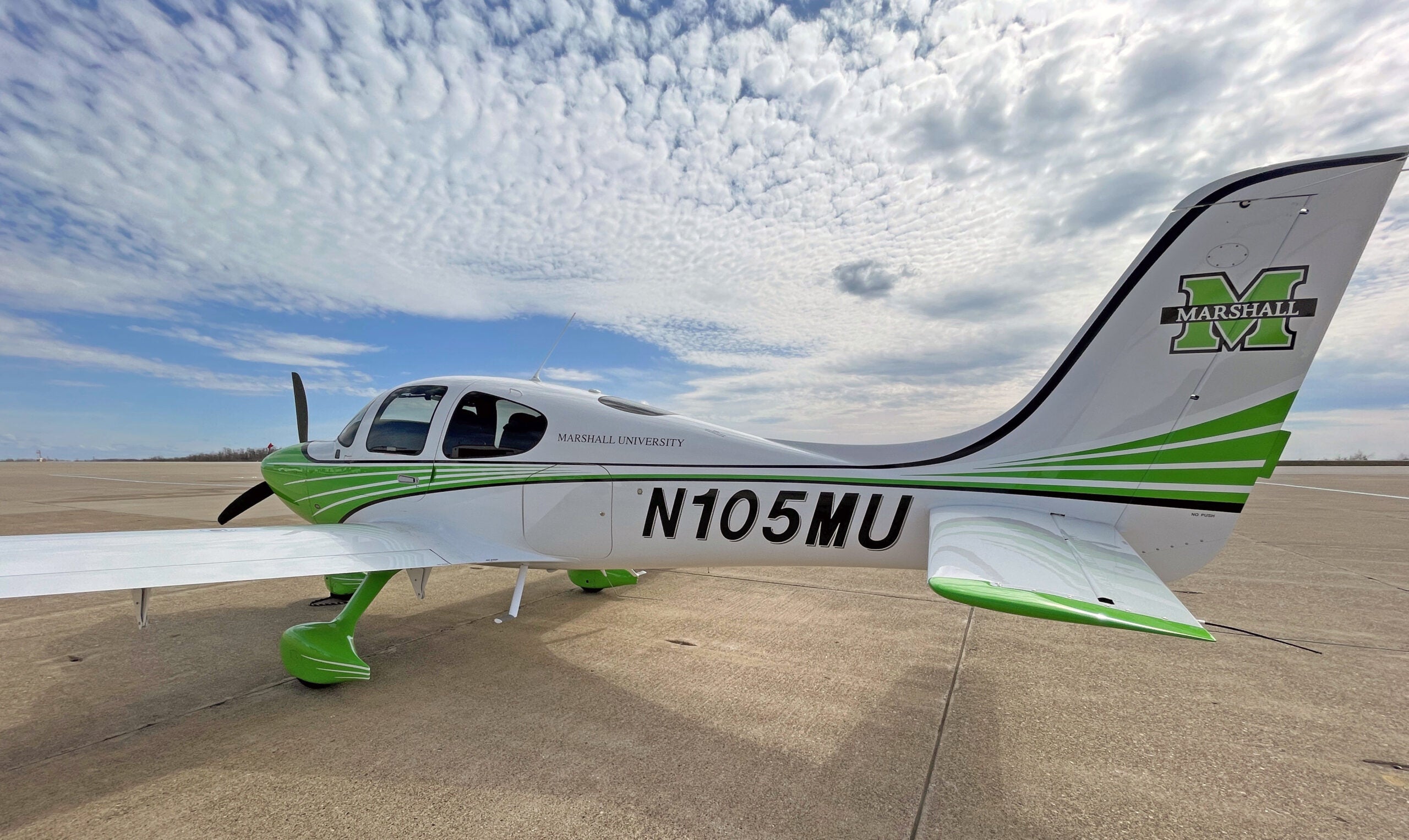 Photo of Marshall aircraft on tarmac