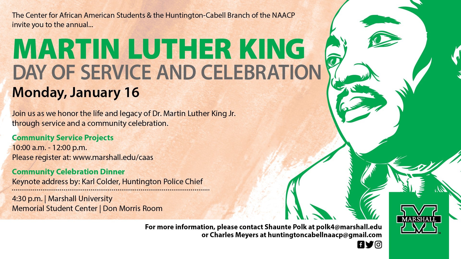 Martin Luther King Jr. Day of Service - Center for African American ...