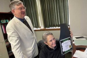 Stacy Good presented with John Marshall Service Award