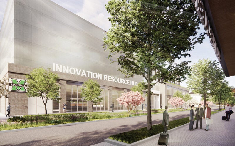 Rendering of the INNOVATION RESOURCE HUB