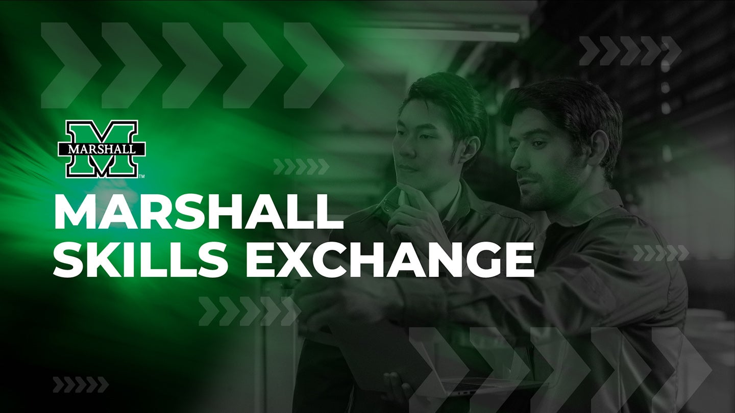 Marshall University Skills Exchange graphic