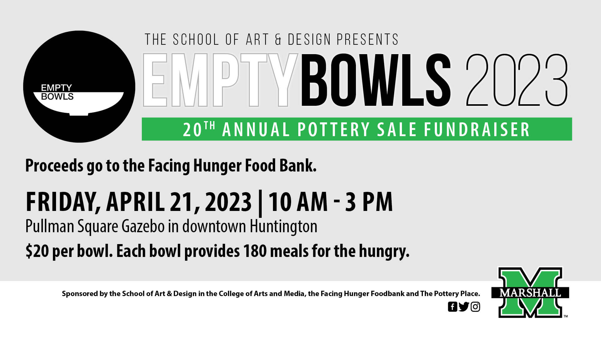 Empty Bowls To-Go