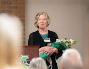Dr. Vicki Stroeher recently named Marshall’s 29th Distinguished John Deaver Drinko Fellow