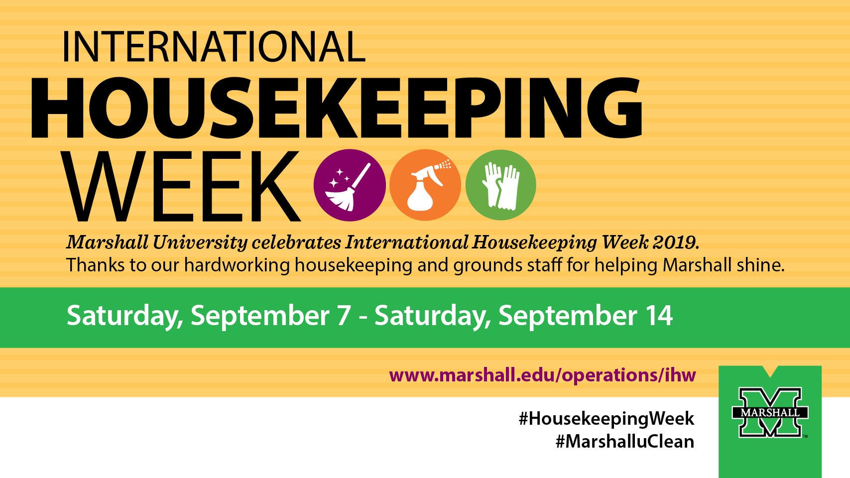 International Housekeeping Week 2024 Theme Poster Marga Salaidh