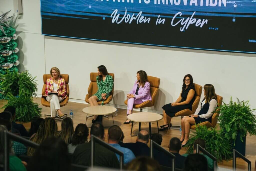 Women in cyber panel discussion