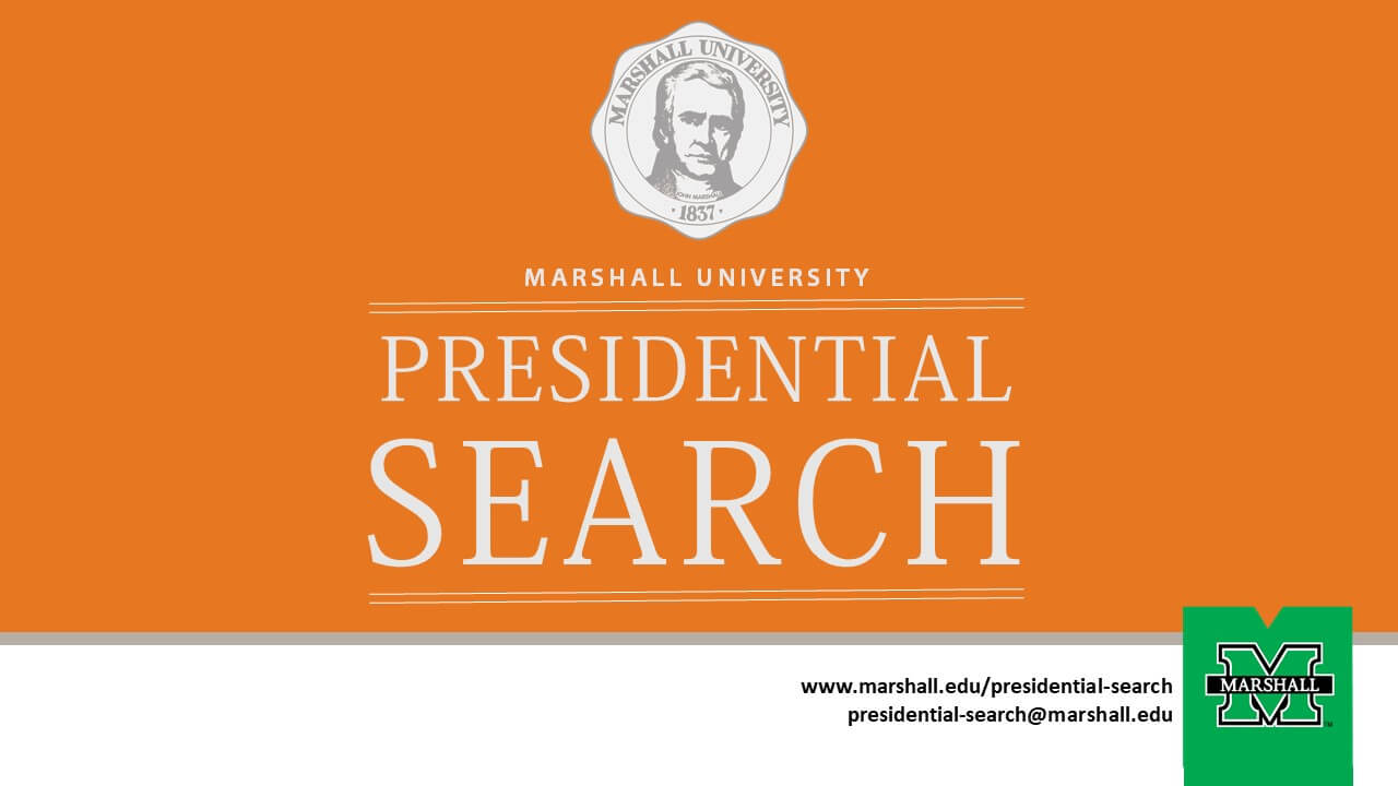 Presidential search committee selects executive search firm; schedules