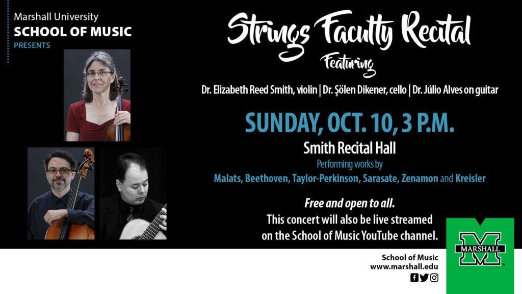Graphic for string faculty recital