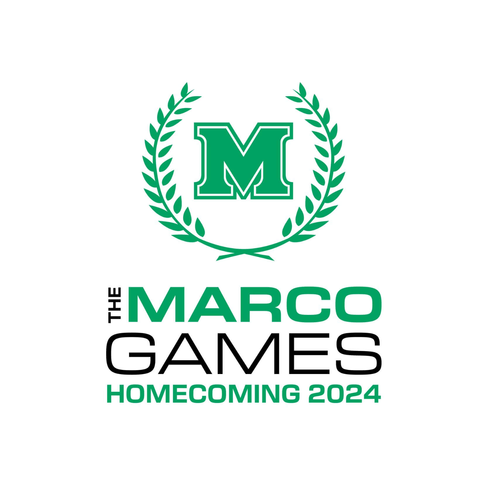 Homecoming logo featuring Block M