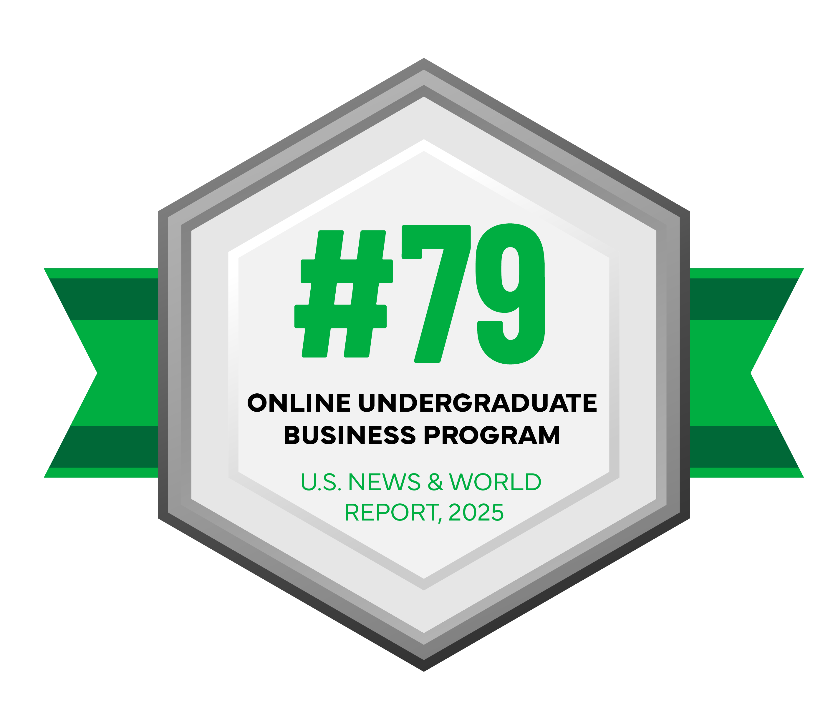 #79 Online Undergraduate Business Program badge