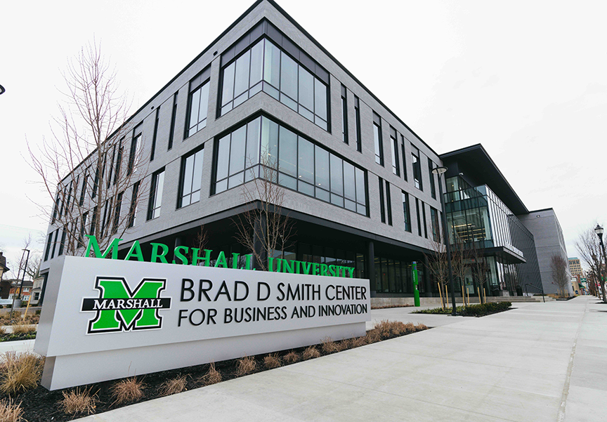 Brad D. Smith Center for Business and Innovation Building exterior shot